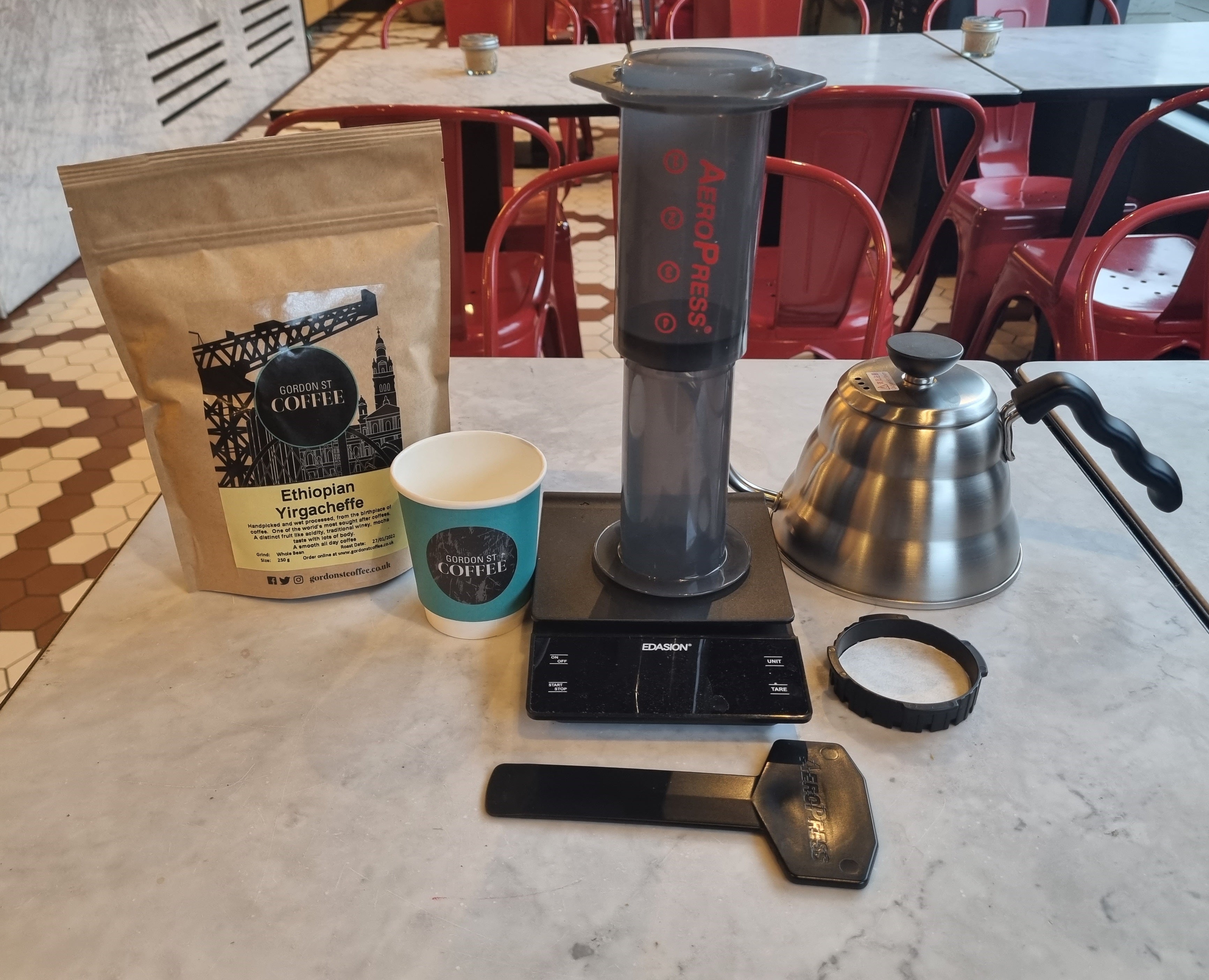 Brewing on the Aeropress, Gregorys Coffee