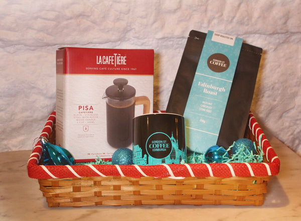 Festive bundle #1 - Cafetiere, 250g bag of beans and a mug 🎁